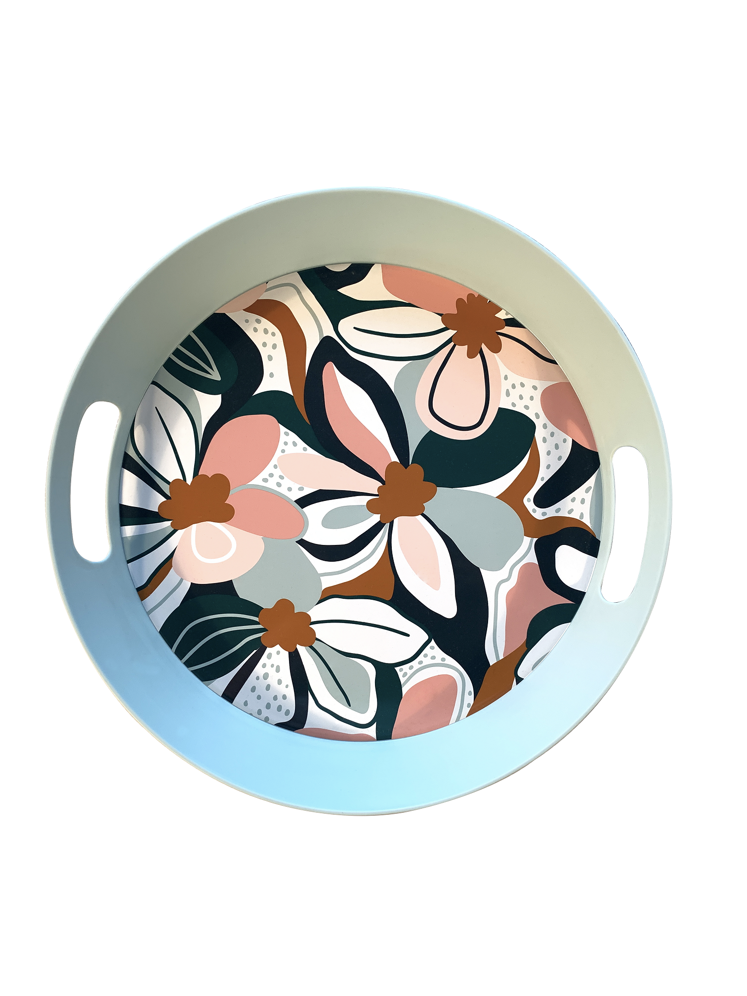 PP Serving Tray with decoration – Round