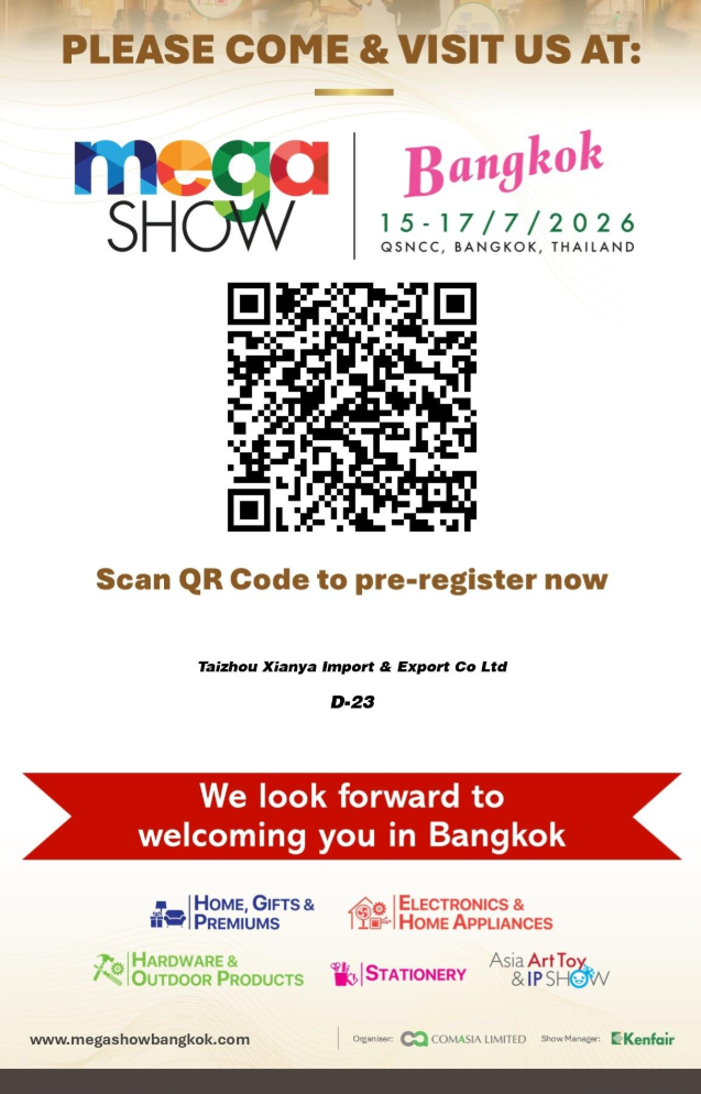Bangkok Megashow in Tailand, 2026